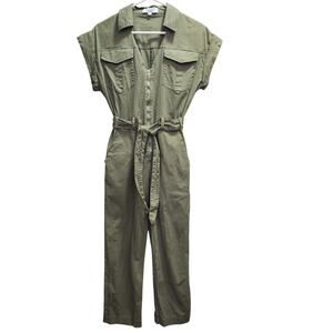MARISSA WEBB COLLECTIVE Dolman Utility jumpsuit olive green size 2